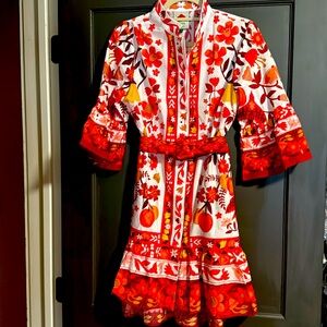 Farm Rio size medium garden dress .  Worn once in excellent condition